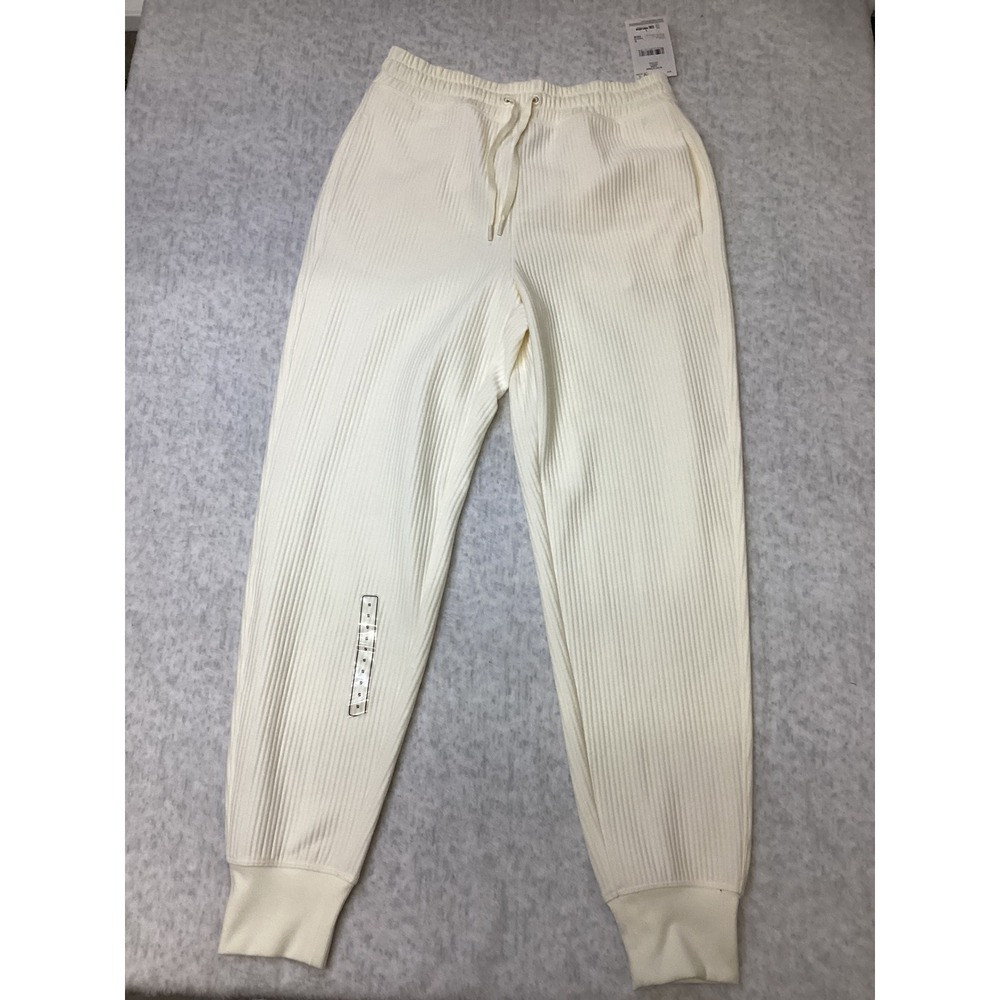 DSG Womens So‎ Soft Ottoman Jogger High-Rise Sweatpants Light Cream Small NEW